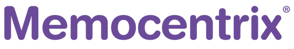 Eine Wortmarke in Lila vom Ergänzungsmittel Memocentrix